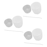 3PCS Self Watering Planter Pots Double Layer Green Plant Flower Pot for Garden Balcony Indoor Cultivation