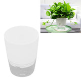 3PCS Self Watering Planter Pots Double Layer Green Plant Flower Pot for Garden Balcony Indoor Cultivation