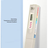 Portable Gray Water Quality Tester Meter 3 Button Digital Display Water Quality TDS Test Pen for Aquarium