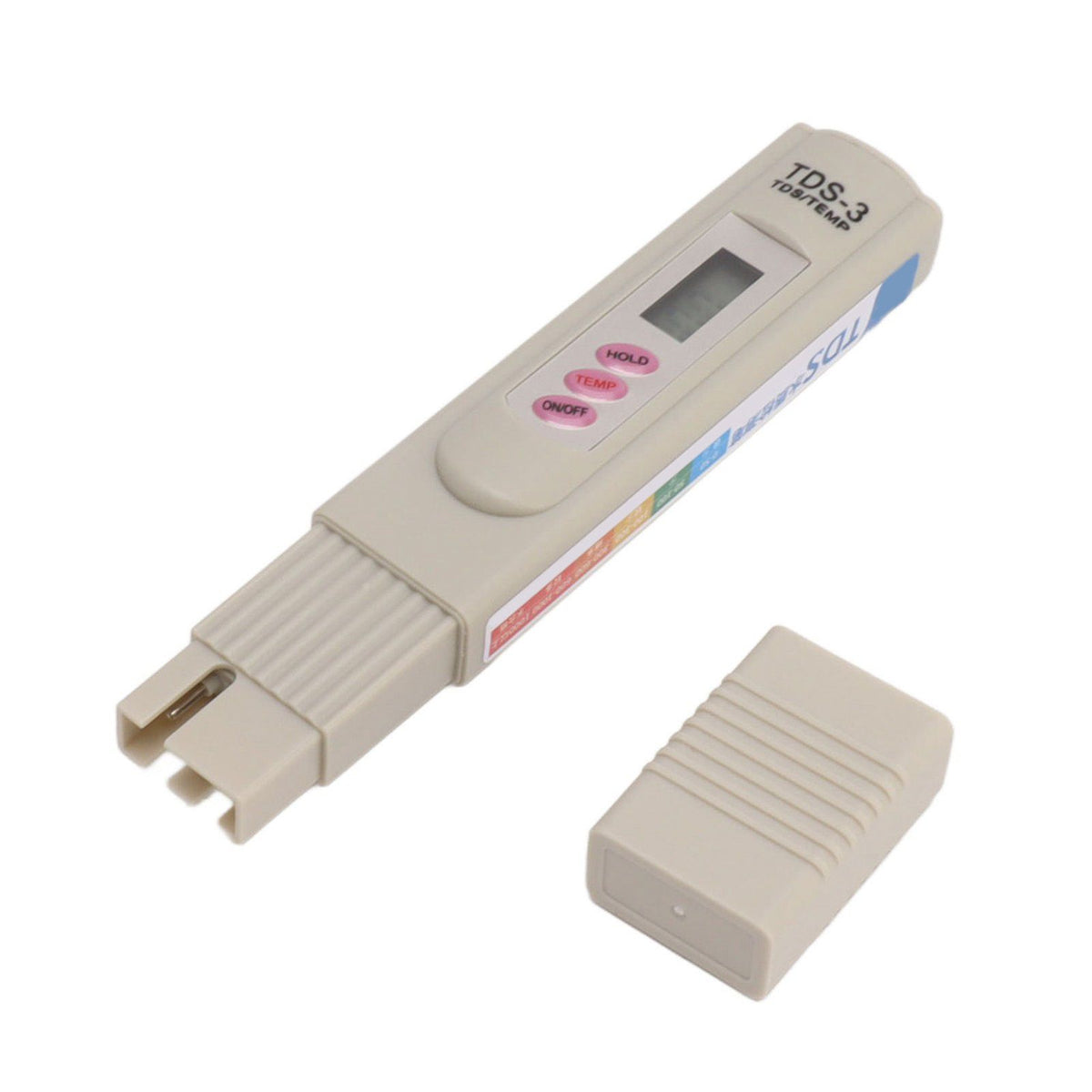 Portable Gray Water Quality Tester Meter 3 Button Digital Display Water Quality TDS Test Pen for Aquarium