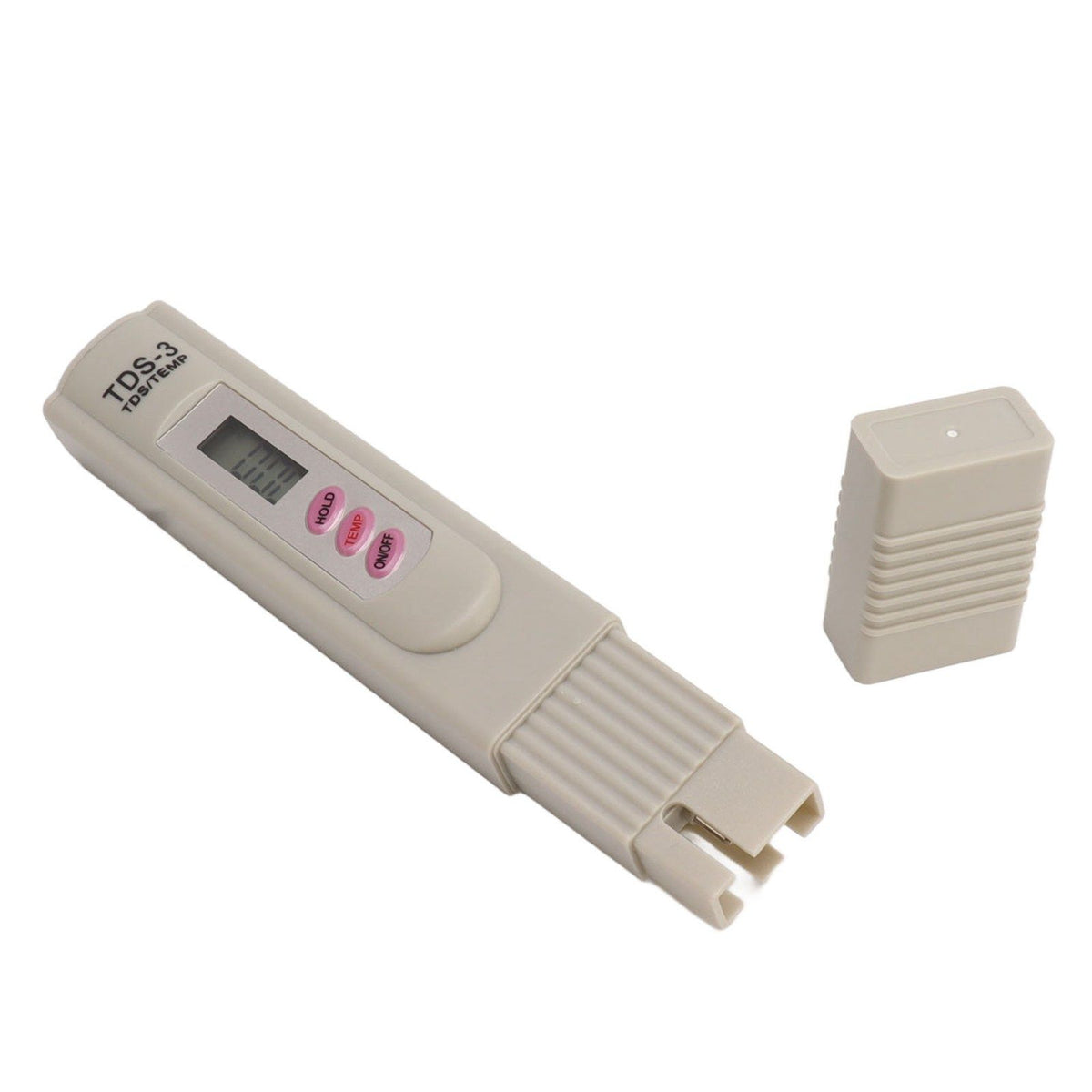 Portable Gray Water Quality Tester Meter 3 Button Digital Display Water Quality TDS Test Pen for Aquarium