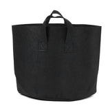 5pcs Grow Bag 5 Gallon Breathable Thickened Plant Fabric Pots with Handles for Trees Flowers Black