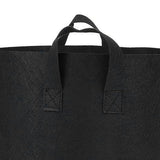 5pcs Grow Bag 5 Gallon Breathable Thickened Plant Fabric Pots with Handles for Trees Flowers Black