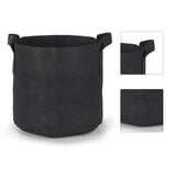 5pcs Grow Bag 5 Gallon Breathable Thickened Plant Fabric Pots with Handles for Trees Flowers Black