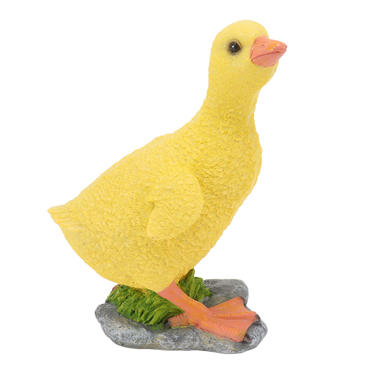 Garden Duck Statue Outdoor Yard Resin Cute Animal Lawn Figurine Patio Ornament Sculpture Art Yellow