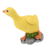 Garden Duck Statue Outdoor Yard Resin Cute Animal Lawn Figurine Patio Ornament Sculpture Art Yellow