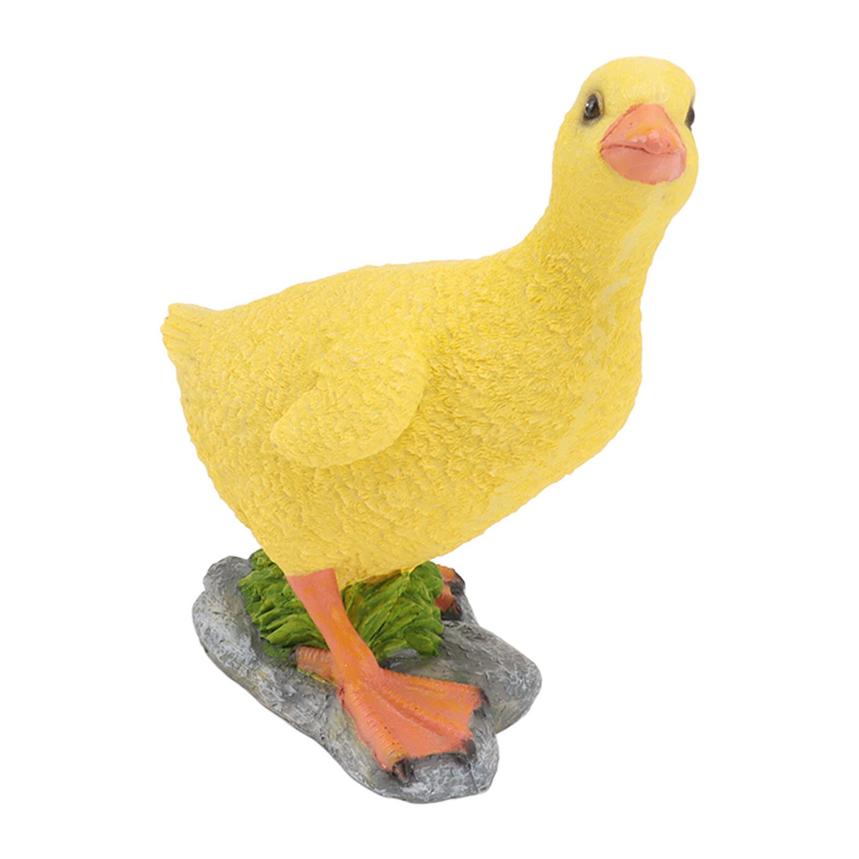 Garden Duck Statue Outdoor Yard Resin Cute Animal Lawn Figurine Patio Ornament Sculpture Art Yellow