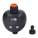 Sprinkler Timer WiFi Remote Control Smart Automatic Irrigation Controller for Garden Yard Lawn Black - Front View