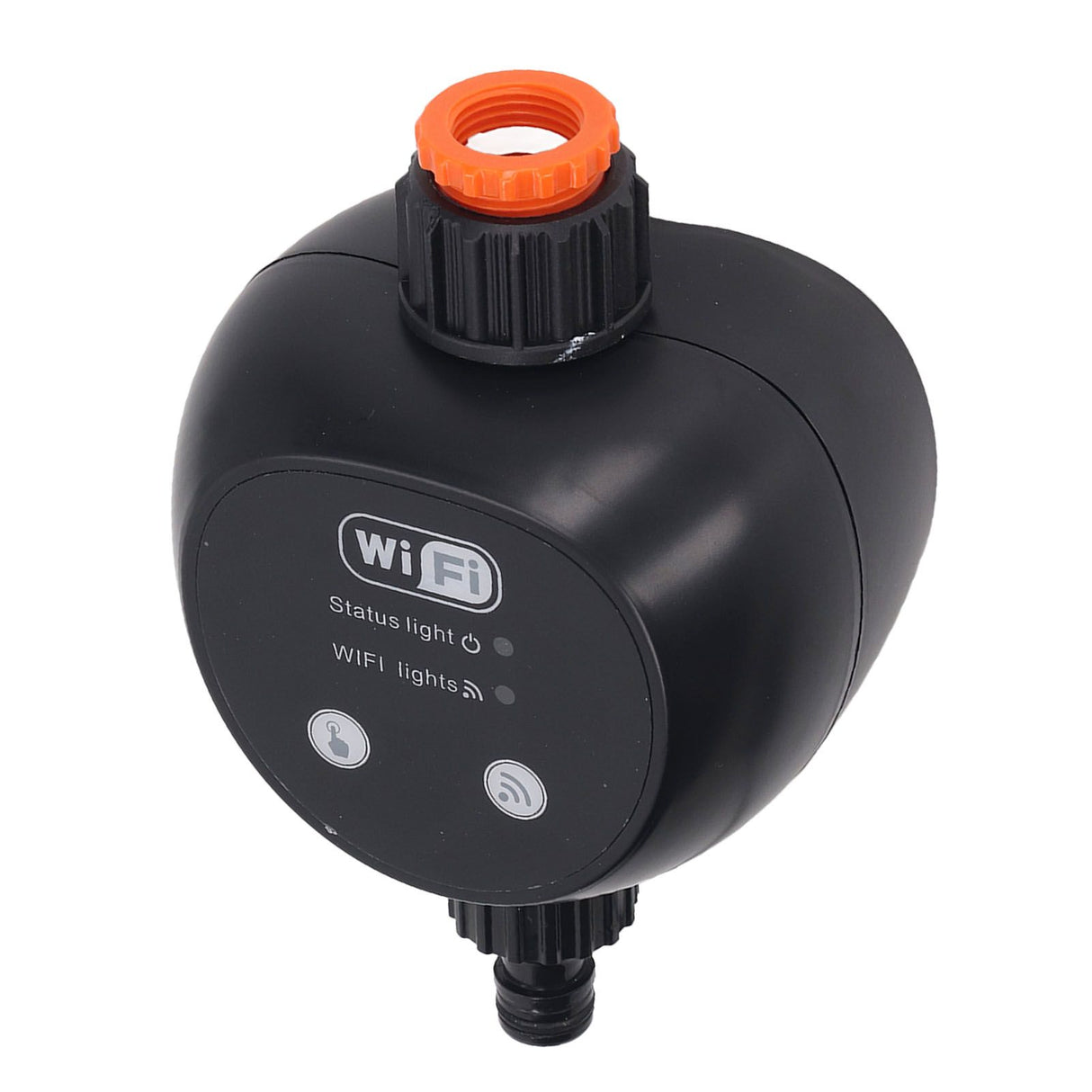 Sprinkler Timer WiFi Remote Control Smart Automatic Irrigation Controller for Garden Yard Lawn Black