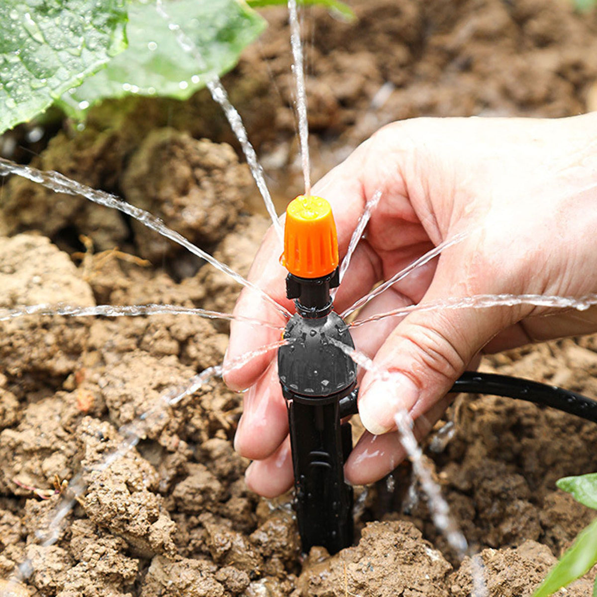 Sprinkler Timer WiFi Remote Control Smart Automatic Irrigation Controller for Garden Yard Lawn Black