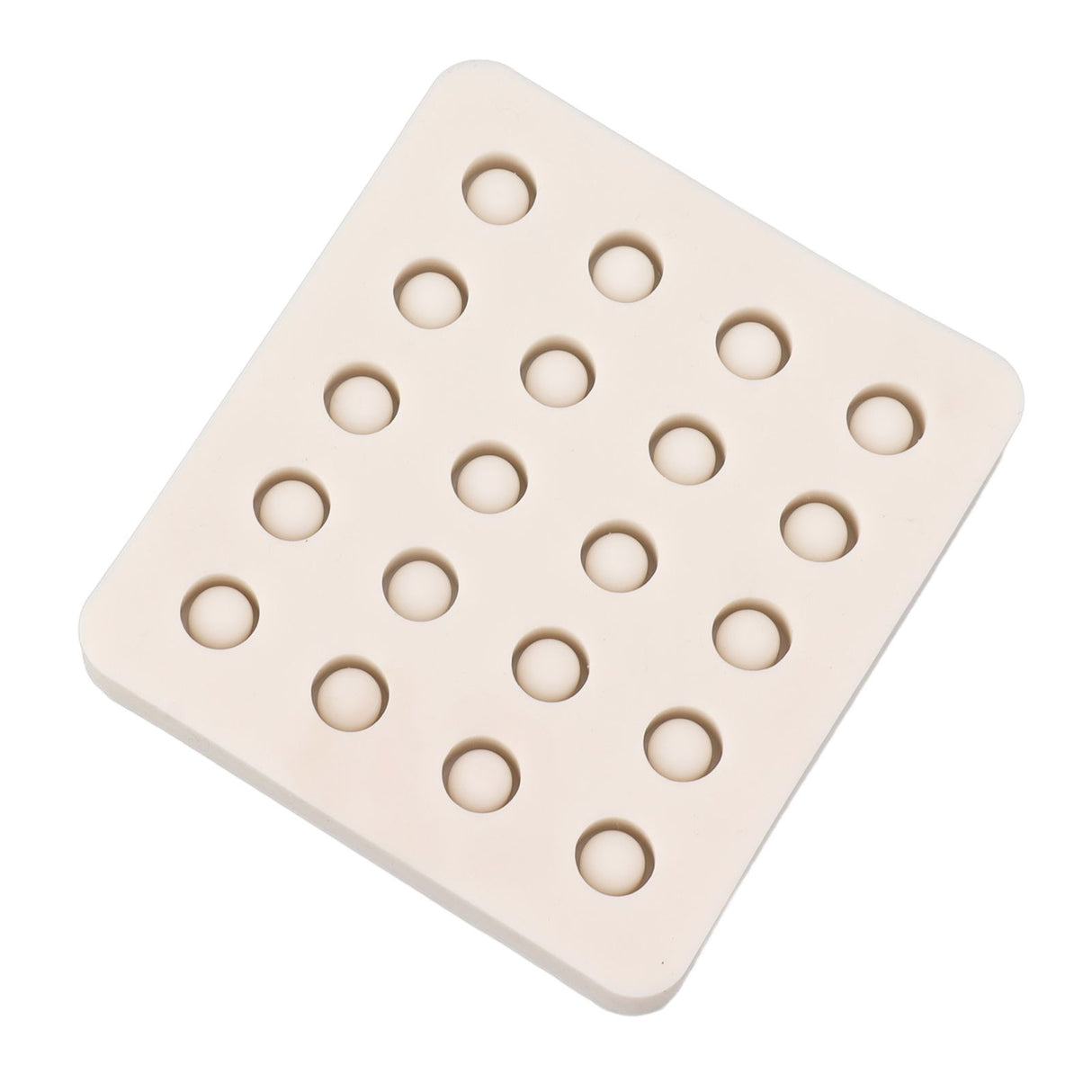 Queen Bee Rearing Mold Silicone 20 Cups Beeswax Mold Beekeeping Bee Cell Cup for Garden