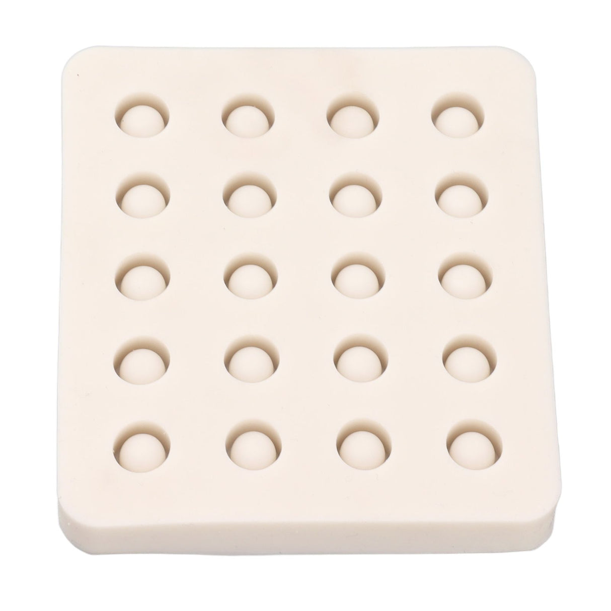 Queen Bee Rearing Mold Silicone 20 Cups Beeswax Mold Beekeeping Bee Cell Cup for Garden