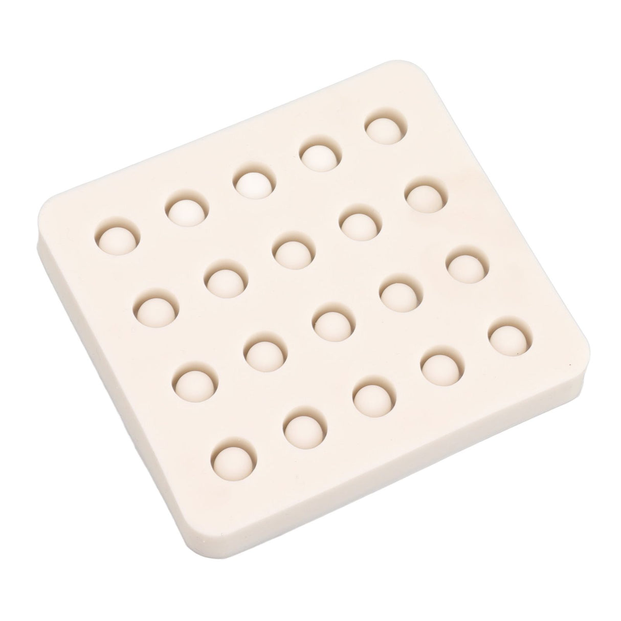 Queen Bee Rearing Mold Silicone 20 Cups Beeswax Mold Beekeeping Bee Cell Cup for Garden