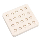 Queen Bee Rearing Mold Silicone 20 Cups Beeswax Mold Beekeeping Bee Cell Cup for Garden