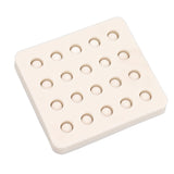 Queen Bee Rearing Mold Silicone 20 Cups Beeswax Mold Beekeeping Bee Cell Cup for Garden