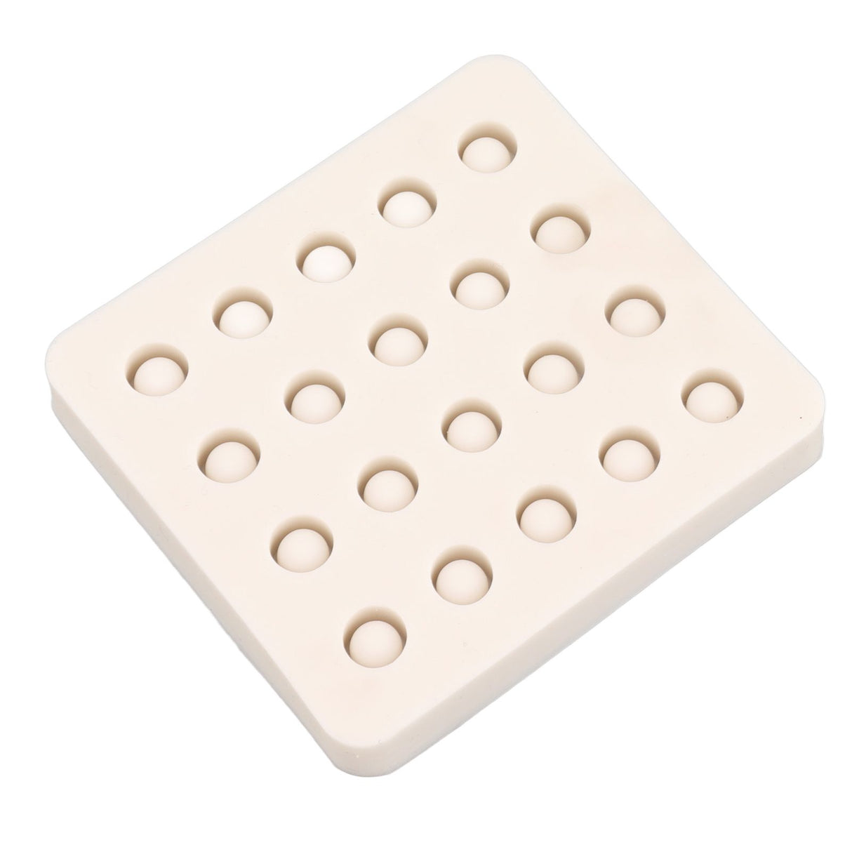 Queen Bee Rearing Mold Silicone 20 Cups Beeswax Mold Beekeeping Bee Cell Cup for Garden