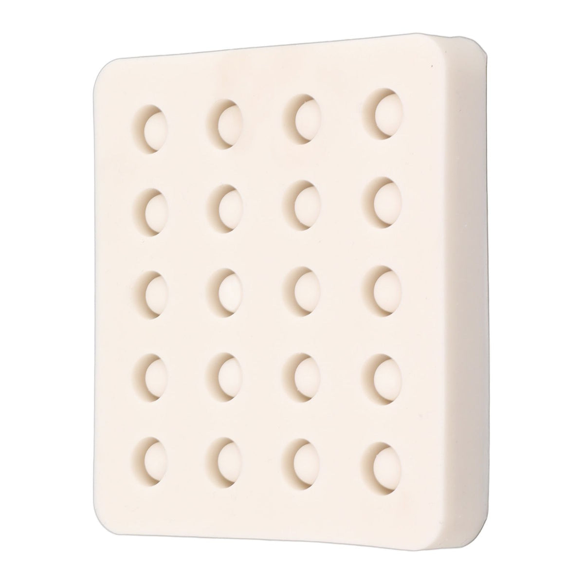 Queen Bee Rearing Mold Silicone 20 Cups Beeswax Mold Beekeeping Bee Cell Cup for Garden