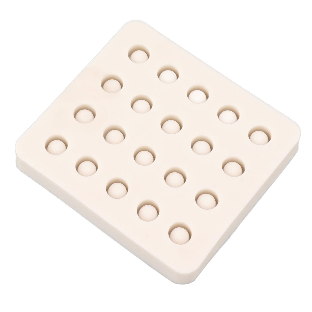 Queen Bee Rearing Mold Silicone 20 Cups Beeswax Mold Beekeeping Bee Cell Cup for Garden