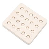 Queen Bee Rearing Mold Silicone 20 Cups Beeswax Mold Beekeeping Bee Cell Cup for Garden