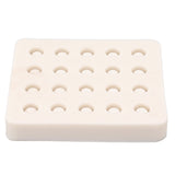 Queen Bee Rearing Mold Silicone 20 Cups Beeswax Mold Beekeeping Bee Cell Cup for Garden