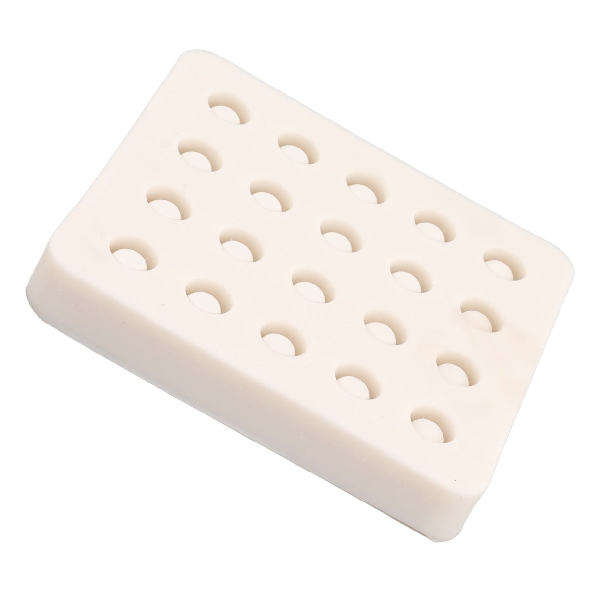 Queen Bee Rearing Mold Silicone 20 Cups Beeswax Mold Beekeeping Bee Cell Cup for Garden