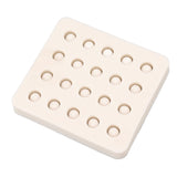 Queen Bee Rearing Mold Silicone 20 Cups Beeswax Mold Beekeeping Bee Cell Cup for Garden