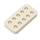 Wax Queen Grafting Cups Silicone Mold Beekeeping Beeswax Queen Cell Cups Making Mold 2 Rows 96x48x14mm