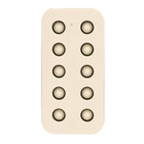 Wax Queen Grafting Cups Silicone Mold Beekeeping Beeswax Queen Cell Cups Making Mold 2 Rows 96x48x14mm