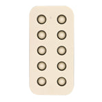 Wax Queen Grafting Cups Silicone Mold Beekeeping Beeswax Queen Cell Cups Making Mold 2 Rows 96x48x14mm