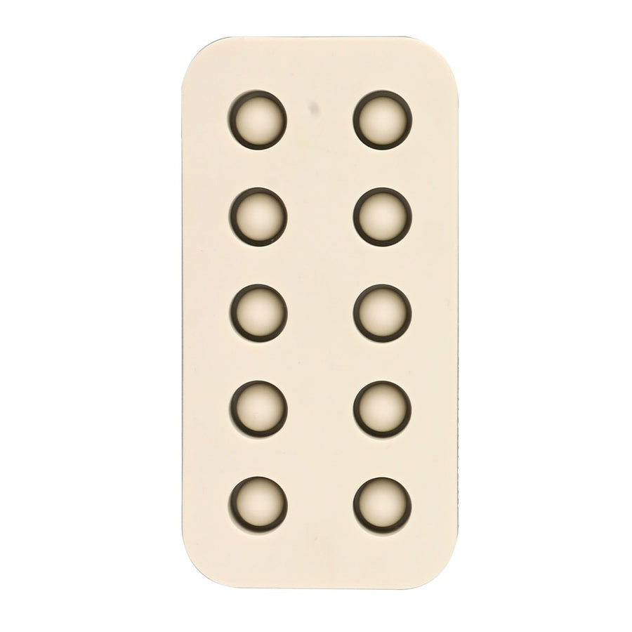Wax Queen Grafting Cups Silicone Mold Beekeeping Beeswax Queen Cell Cups Making Mold 2 Rows 96x48x14mm
