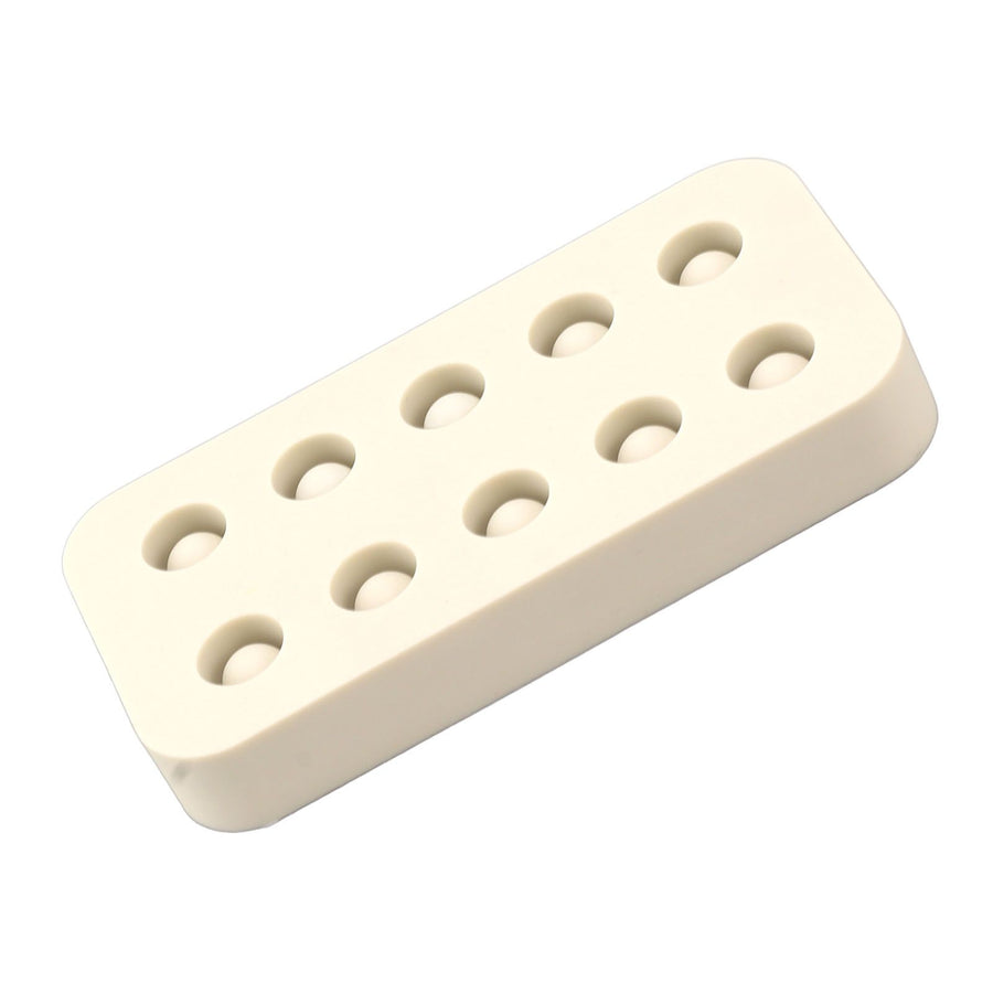 Wax Queen Grafting Cups Silicone Mold Beekeeping Beeswax Queen Cell Cups Making Mold 2 Rows 96x48x14mm