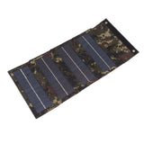 40W 4 Fold Solar Panel Charging Bag Folding Bag Foldable Monocrystalline Solar Panel Charger for Outdoor Camping Hiking Emergency Charging Camouflage