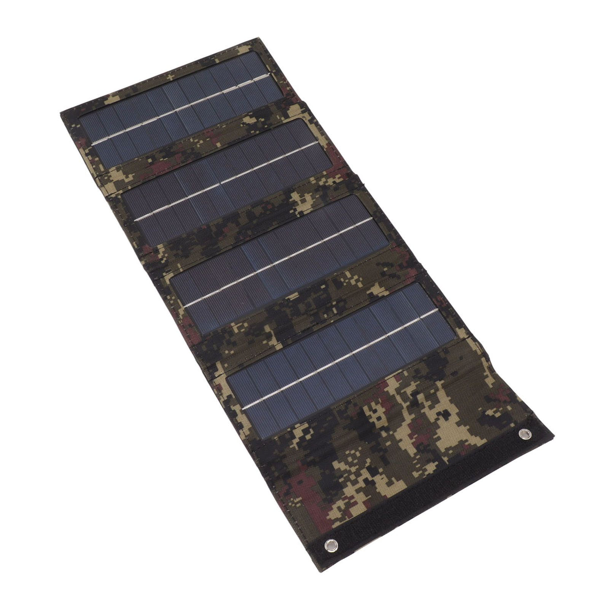 40W 4 Fold Solar Panel Charging Bag Folding Bag Foldable Monocrystalline Solar Panel Charger for Outdoor Camping Hiking Emergency Charging Camouflage