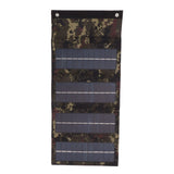 40W 4 Fold Solar Panel Charging Bag Folding Bag Foldable Monocrystalline Solar Panel Charger for Outdoor Camping Hiking Emergency Charging Camouflage