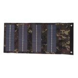 40W 4 Fold Solar Panel Charging Bag Folding Bag Foldable Monocrystalline Solar Panel Charger for Outdoor Camping Hiking Emergency Charging Camouflage