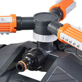 Lawn Sprinkler 3 Arm Nozzles 360° Auto Rotating Irrigation Water Sprinkler for Yard Garden Orange - Extra Image