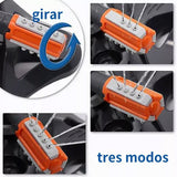 Lawn Sprinkler 3 Arm Nozzles 360° Auto Rotating Irrigation Water Sprinkler for Yard Garden Orange - Extra Image