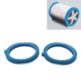 2Pcs 896584000 143 Blue Front Tire Kit with Super Hump for Pool Cleaner Replacement Parts