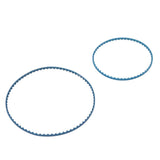 2Pcs Automatic Pool Cleaner Belt Replacement Light Weight Drive Belt Rubber Drive Track Belt for Polaris 9 100 1017