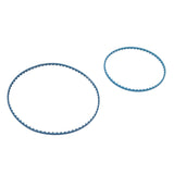2Pcs Automatic Pool Cleaner Belt Replacement Light Weight Drive Belt Rubber Drive Track Belt for Polaris 9 100 1017 - Low Angle