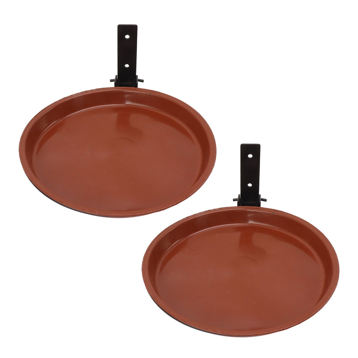 Tree Mounted Bird Feeder Tree Mounted Bird Bath Bowl with Heavy Duty Metal Ring for Backyard Terrace 2 Pot and 2 Bracket