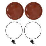 Tree Mounted Bird Feeder Tree Mounted Bird Bath Bowl with Heavy Duty Metal Ring for Backyard Terrace 2 Pot and 2 Bracket