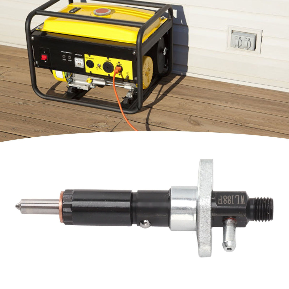 Diesel Fuel Injection Nozzle Generator Replacement Fuel Injector Single Cylinder Air Cooled Diesel Engine Part