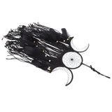 Dream Catcher Hand Woven Minimalist Home Wall Decoration for Living Room Study Cafe Bedroom Black - 45-Degree Angle