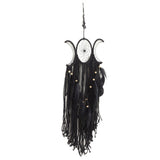 Dream Catcher Hand Woven Minimalist Home Wall Decoration for Living Room Study Cafe Bedroom Black