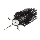 Dream Catcher Hand Woven Minimalist Home Wall Decoration for Living Room Study Cafe Bedroom Black