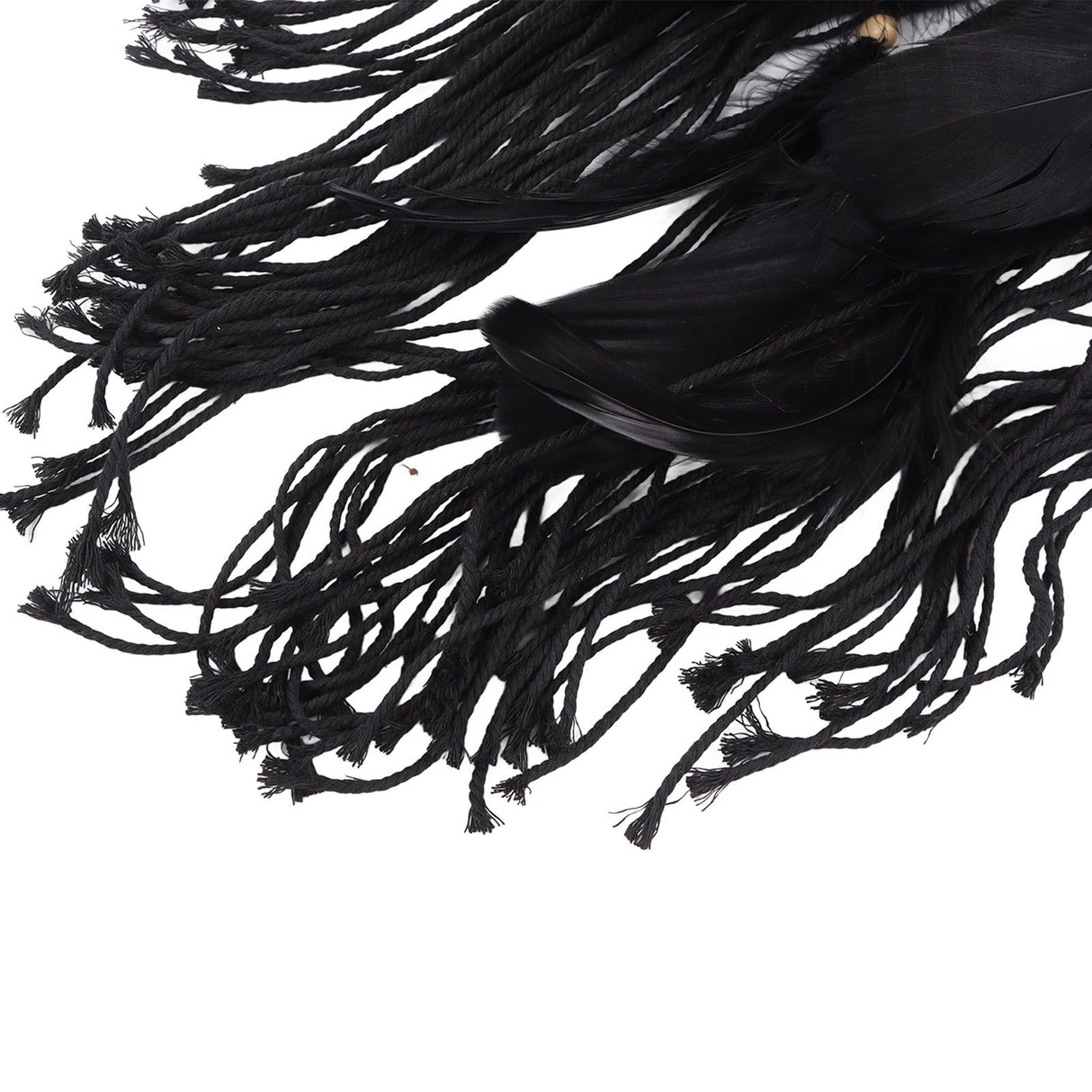 Dream Catcher Hand Woven Minimalist Home Wall Decoration for Living Room Study Cafe Bedroom Black