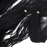 Dream Catcher Hand Woven Minimalist Home Wall Decoration for Living Room Study Cafe Bedroom Black
