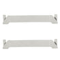 2pcs Stainless Steel Griddle Spatula Holder Griddle Tool Holder Barbecue Tool Hold Rack Griddle Accessories