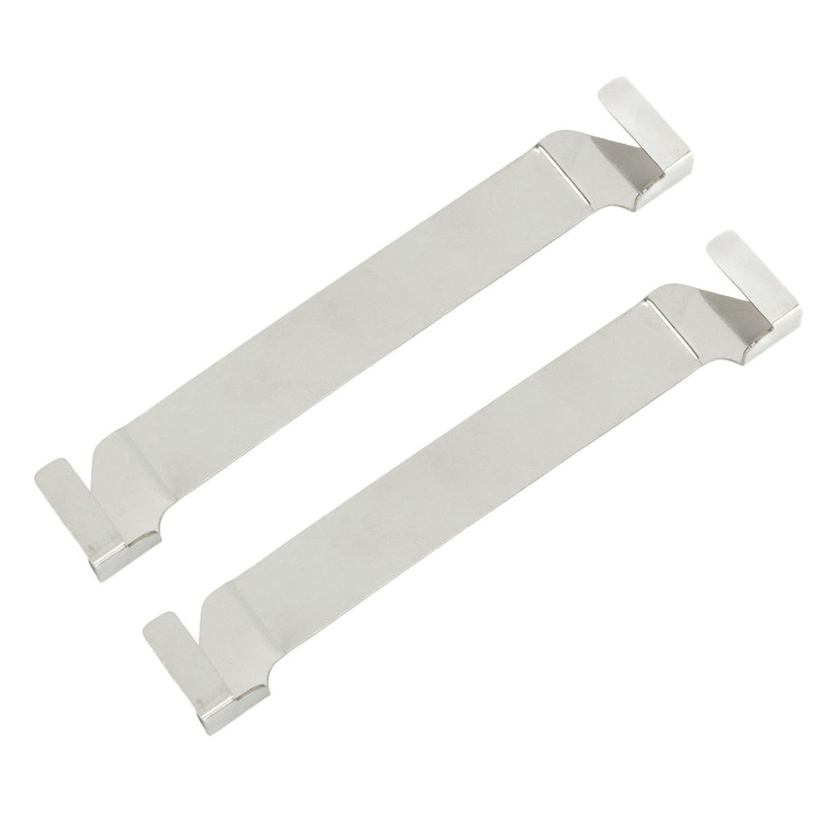 2pcs Stainless Steel Griddle Spatula Holder Griddle Tool Holder Barbecue Tool Hold Rack Griddle Accessories